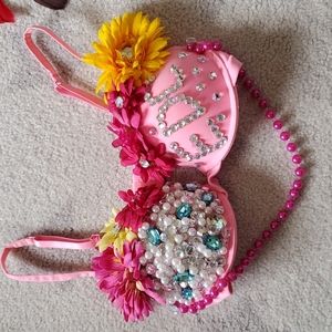 EDC rave costume bra